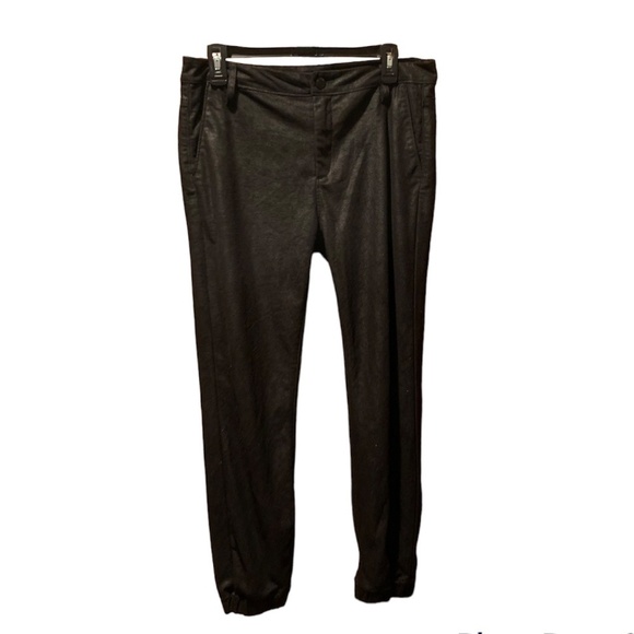 Blank NYC Faux Suede Joggers Black size 28 - Picture 1 of 8